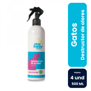 Stay Happy Destructor de olores Gatos (4 und) - Imagen 1