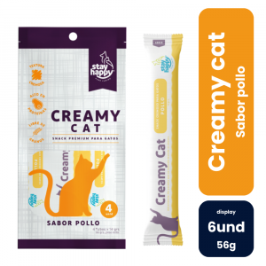 Stay Happy Creamy Cat Pollo (6 und) - Imagen 1