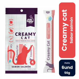 Stay Happy Creamy Cat Salmón (6 und) - Imagen 1