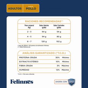 Felinnes Adulto Sabor Pollo 20 Kg - Imagen 2