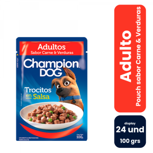 Champion Dog Pouch Carne y Verdura (24 und) - Imagen 1