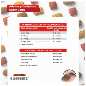 Cannes Galletas Sabor Carne (12 und) - Imagen 2
