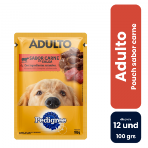 Pedigree Pouch Adulto en salsa sabor Carne - Imagen 1