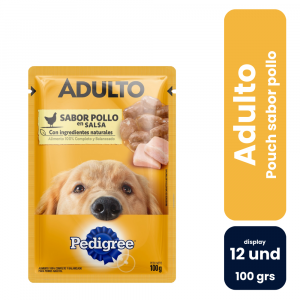 Pedigree Pouch Adulto en salsa sabor Pollo - Imagen 1