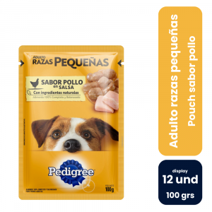 Pedigree Pouch Adulto Razas Pequeñas Pollo - Imagen 1