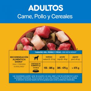 Pedigree Adulto Carne Pollo Cereal 21kg - Imagen 3