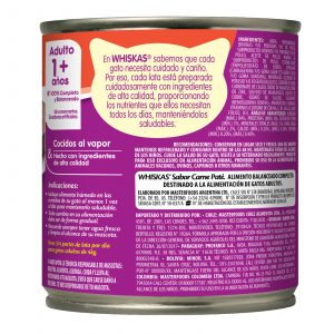 Whiskas Lata Carne Paté 290gr (24 und) - Imagen 2