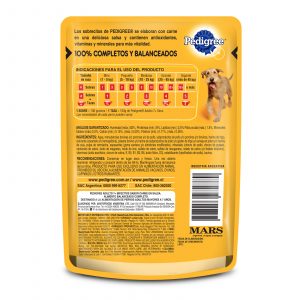 Pedigree Pouch Senior en salsa sabor Carne - Imagen 2