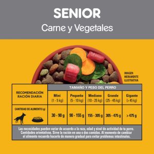 Pedigree Senior Sabor Carne y Vegetales - Imagen 3