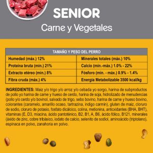 Pedigree Senior Sabor Carne y Vegetales - Imagen 5