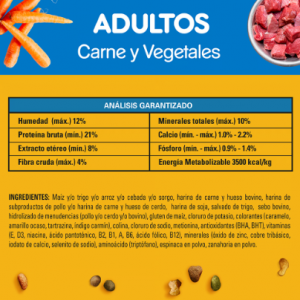 Pedigree Adulto Carne y Vegetales 21 kg - Imagen 5