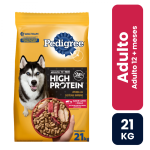 Pedigree Adulto High Protein Sabor Carne y Pollo 21kg - Imagen 1