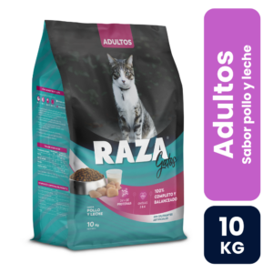 Raza Adulto Gato Pollo y Leche 10kg - Imagen 1