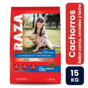Raza Cachorros Carne y Leche 15kg - Imagen 1