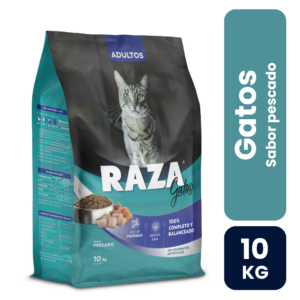 Raza Adulto Gato Pescado 10kg - Imagen 1