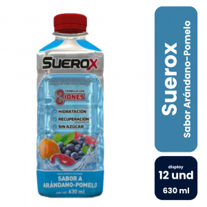 Suerox Sabor Arándano Pomelo  630ml (12 und) - Imagen 1