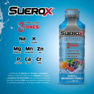 Suerox Sabor Arándano Pomelo  630ml (12 und) - Imagen 5