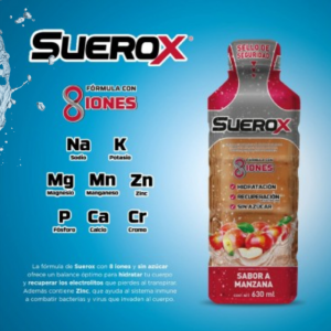 Suerox Sabor Manzana 630 ml (12 und) - Imagen 4