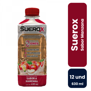Suerox Sabor Manzana 630 ml (12 und) - Imagen 1