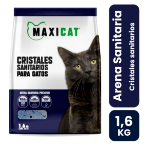 MaxiCat Arena Cristal Sanitaria 1,6kg - Imagen 1