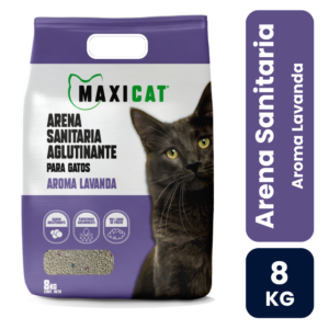 MaxiCat Arena Sanitaria Aroma Lavanda 8 kg (2 und) - Imagen 1