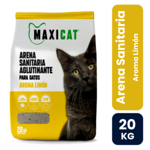 MaxiCat Arena Sanitaria Aroma Limón 20 kg - Imagen 1