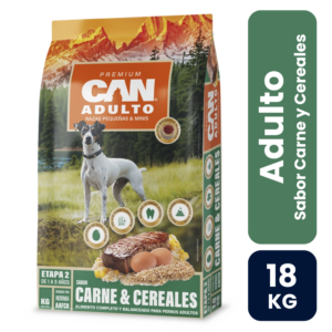 Can Adulto Razas Pequeñas Carne y Cereales 18kg - Imagen 1