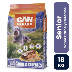 Can Senior Todas las Razas Carne y Cereales 18kg - Imagen 1