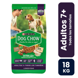 Dog Chow +7 Senior 18kg - Imagen 1