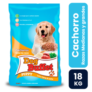Dog Buffet Cachorro Sabor Carne y Leche 18kg - Imagen 1