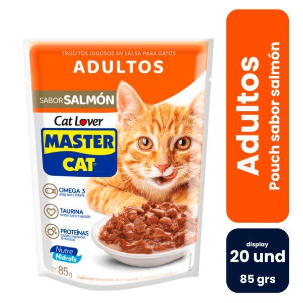 Master Cat Pouch Adulto salmón