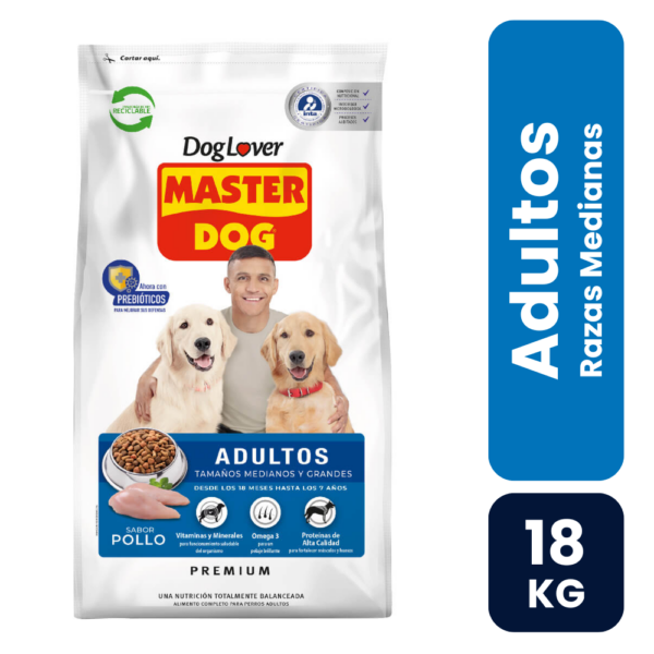 Master Dog Adulto Razas medianas polloSECO