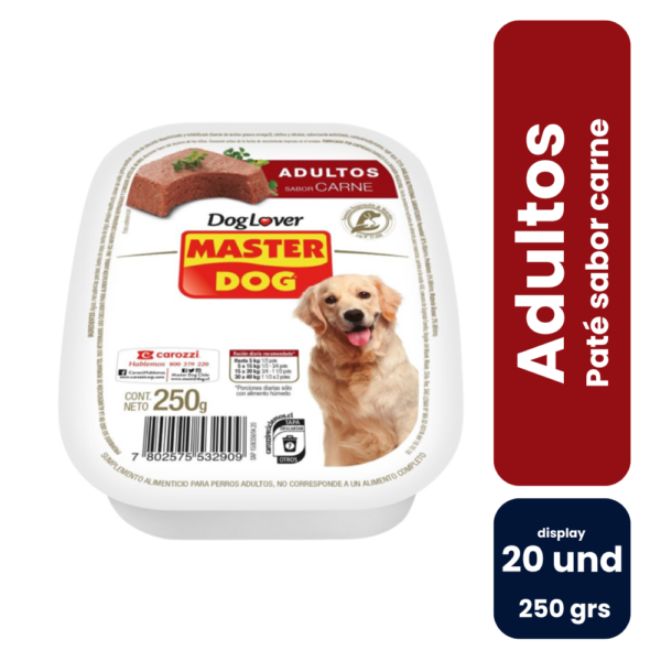 Master Dog Paté Carne
