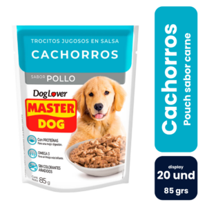 Master Dog Pouch Cachorro 85gr (20 und) - Imagen 1