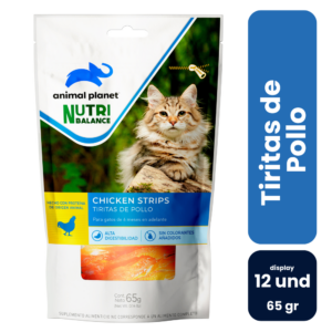 Animal Planet Nutribalance Tiritas de Gato Pollo 65gr (12 und) - Imagen 1