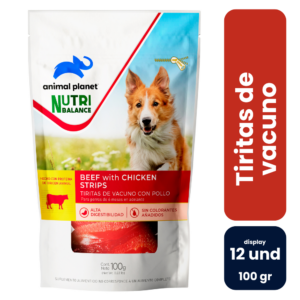 Animal Planet Nutribalance Perro Tiritas De Vacuno 100gr (12 und) - Imagen 1