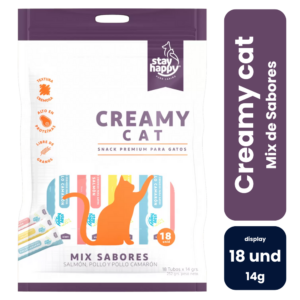 Stay Happy Creamy Cat Mix Sabores 18und - Imagen 1
