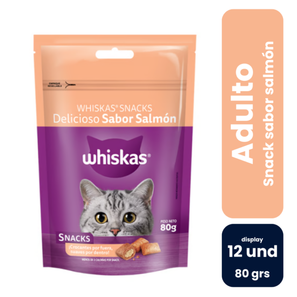 snack whiskas salmon 12und