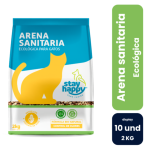 Stay Happy Arena Ecologica 2kg (10 und)
