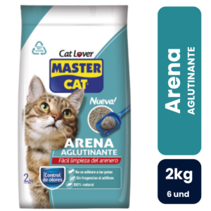 Master Cat Arena Aglutinante 2kg (6 und)