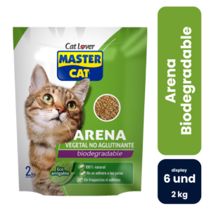 Master Cat Arena Biodegradable 2kg (6 und)