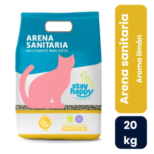 Stay Happy Arena Aglutinante Aroma Limón 20kg